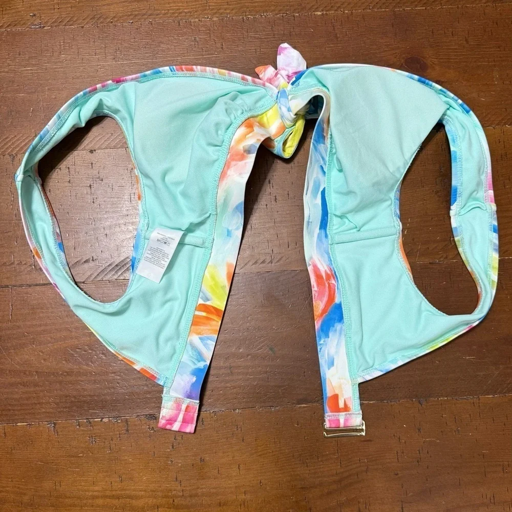 Colorful Abstract Bikini Top